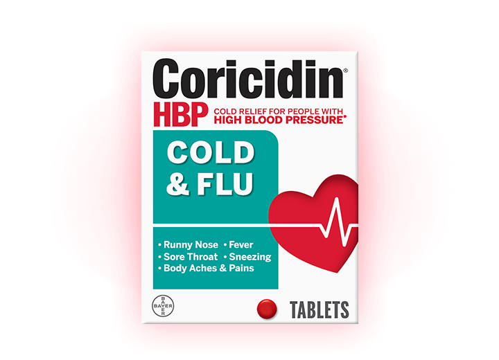 Cold Medicine for High Blood Pressure Coricidin HBP