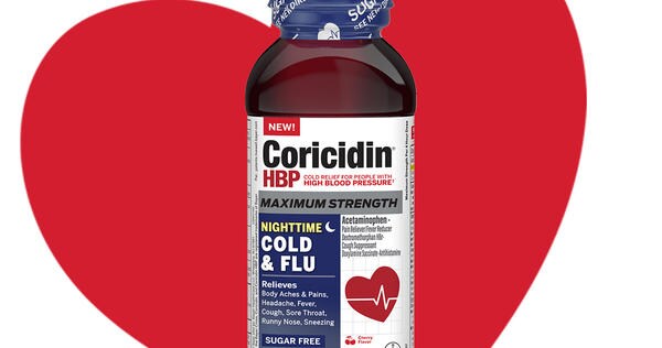 Maximum Strength Nighttime Cold and Flu Liquid | Coricidin® HBP